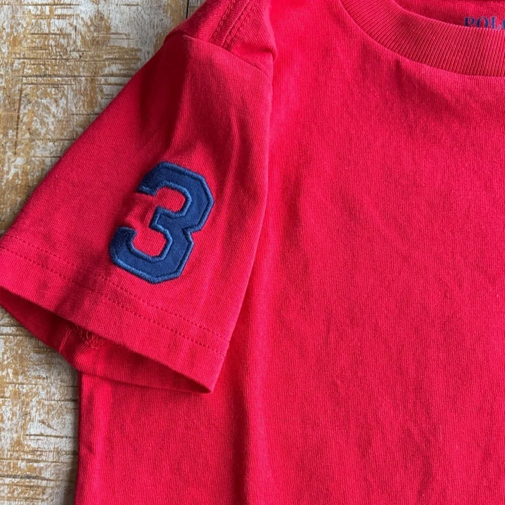 NWOT Ralph Lauren Boys Red Tee 3t